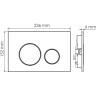 Система инсталляции для унитазов WASSERKRAFT DILL 61TLT.010.ME.WM02